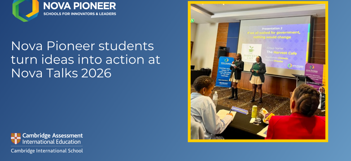 Nova Pioneer students turn ideas into action at Nova Talks 2026