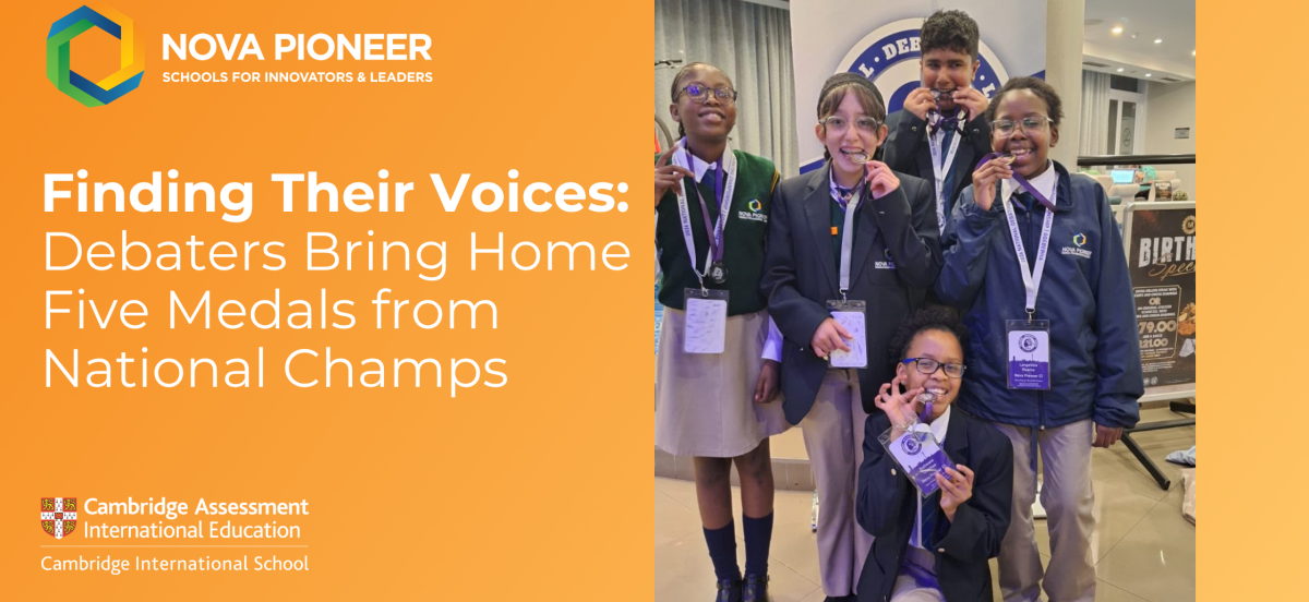 Finding Their Voices: Nova Pioneer Debaters Bring Home Five Medals from National Championships